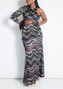 Tilewa Maxi Dress in Ila Print