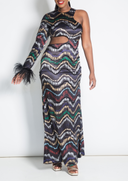 Tilewa Maxi Dress in Ila Print