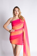 FOLAKE DRESS - SUNSET PRINT