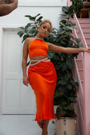 Fife Crop Top -Orange