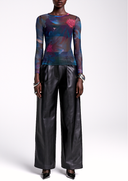 Ezinne Top in the  Lunar Bloom Print