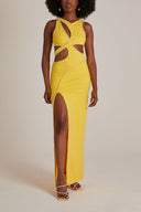 ZUWA DRESS - YELLOW