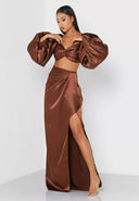 Lima Brown Skirt