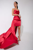 Iman Red Dress