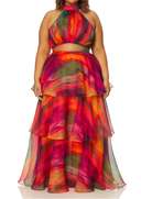 Faari Skirt in Aquarelle Multicolour