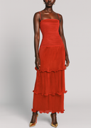 Bimi Dress in Burnt Orange