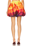 Monife Bubble Skirt in Petal Print