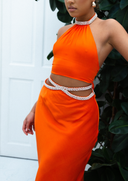 Fife Crop Top -Orange