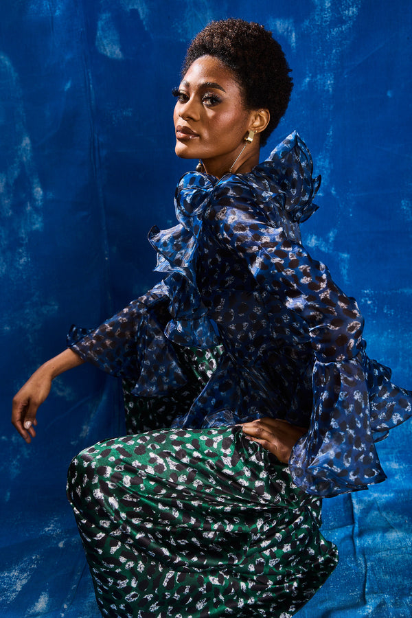 Lolu Top in the Starlight Print