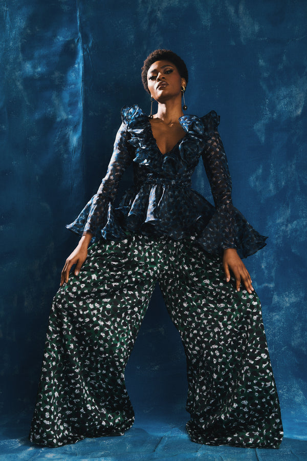 Wunmi Trousers in the Starlight Print