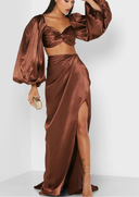 Lima Brown Skirt