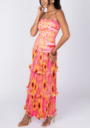 Bimi Dress in Hibsicus Print