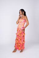 Bimi Dress in Hibsicus Print