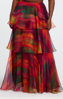 Faari Skirt in Aquarelle Multicolour