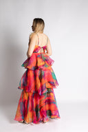 KETA DRESS in Aquarelle Print