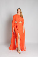 RENI DRESS - ORANGE