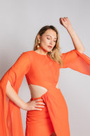 RENI DRESS - ORANGE