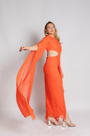 RENI DRESS - ORANGE