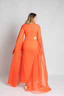 RENI DRESS - ORANGE