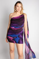 FOLAKE DRESS GALACTIC PRINT