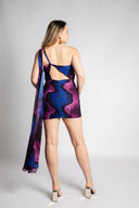 FOLAKE DRESS GALACTIC PRINT