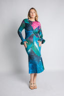 Adanma Dress in the Lunar Bloom print (BF)