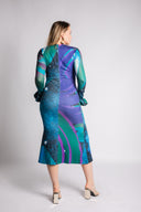 Adanma Dress in the Lunar Bloom print (BF)