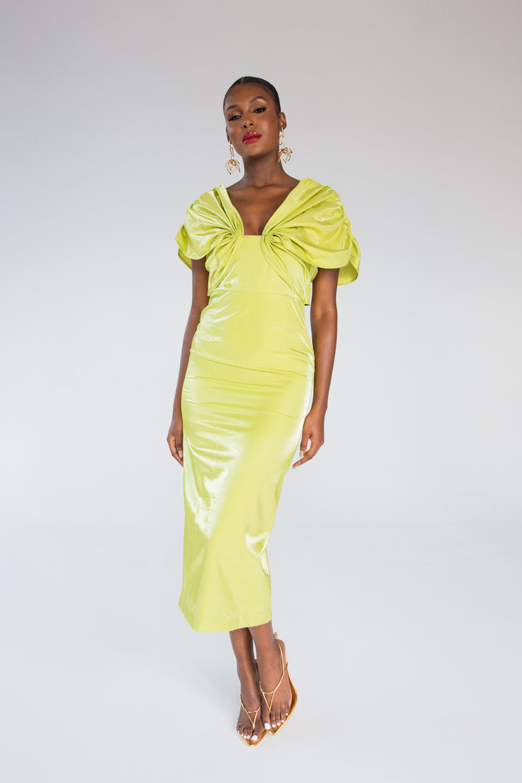 HALIMA DRESS - GREEN