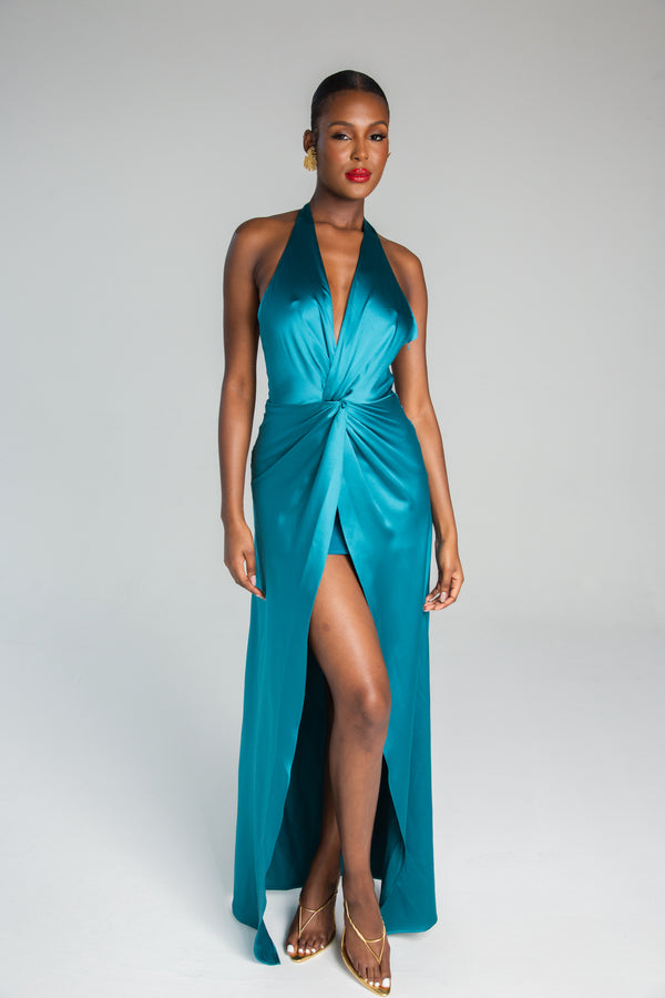 WUNMI DRESS - BLUE