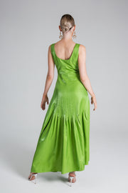 ANJOLA DRESS - GREEN