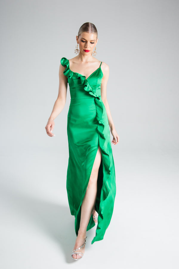 TIWALAYO DRESS - GREEN