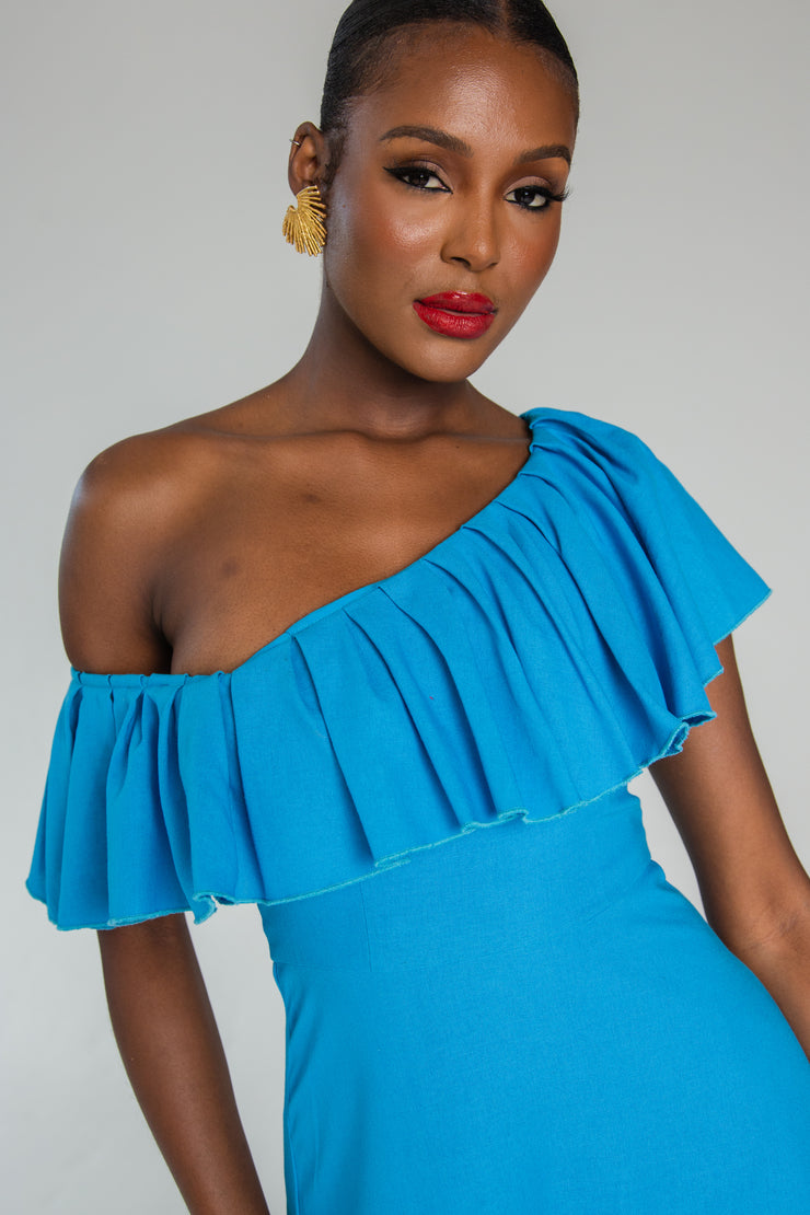 SAMIRA DRESS - BLUE