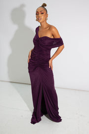 Tiara Dress in Grape
