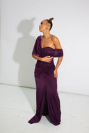 Tiara Dress in Grape