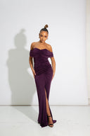 Tiara Dress in Grape