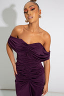 Tiara Dress in Grape