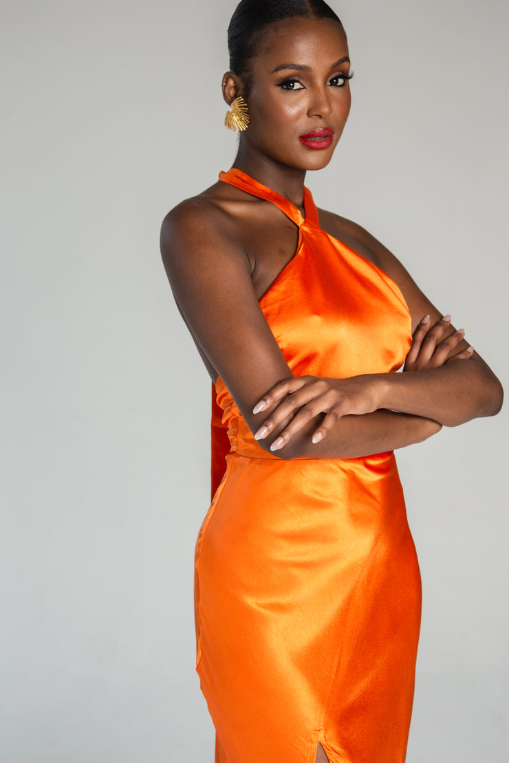 YEMISI DRESS - ORANGE
