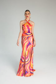 YEMISI DRESS- KALEIDOSCOPE PRINT