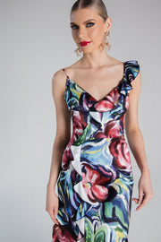 TIWALAYO DRESS - NOUVEAU PRINT