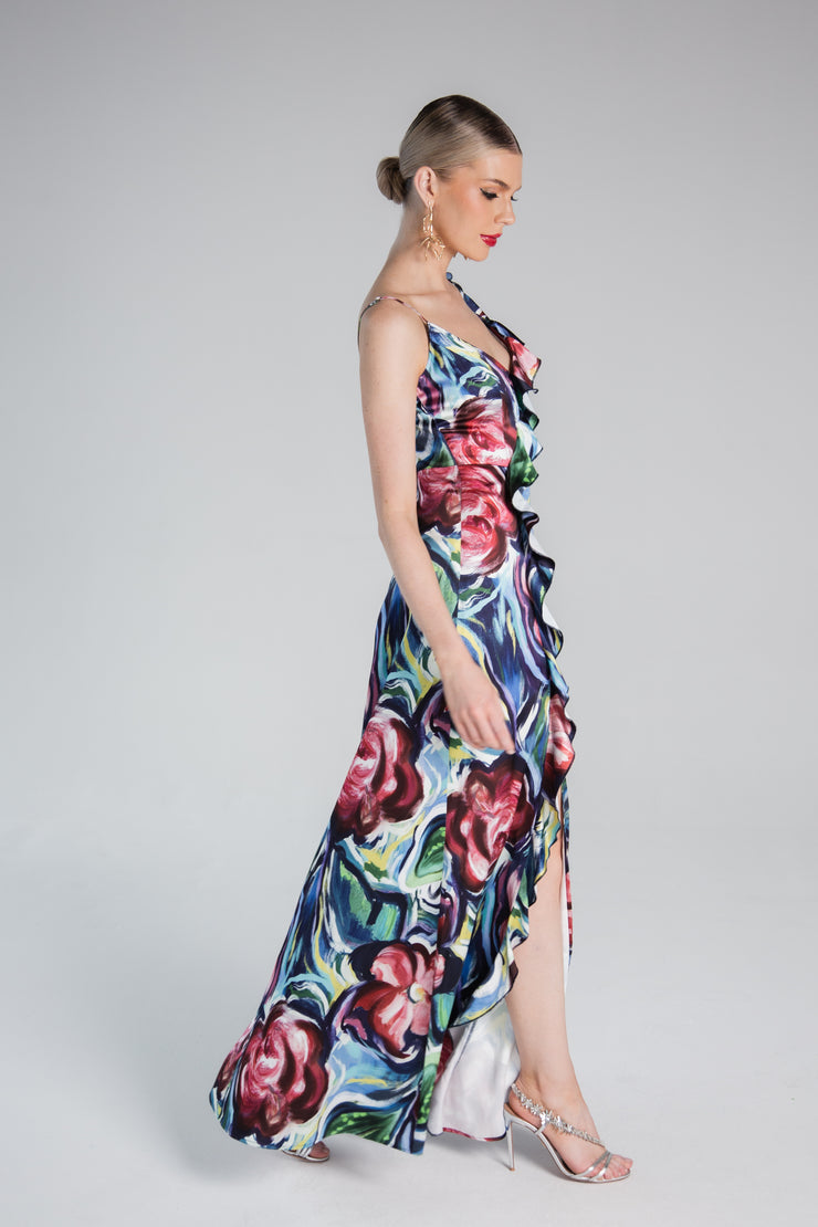 TIWALAYO DRESS - NOUVEAU PRINT