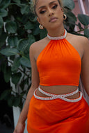 Fife Crop Top -Orange