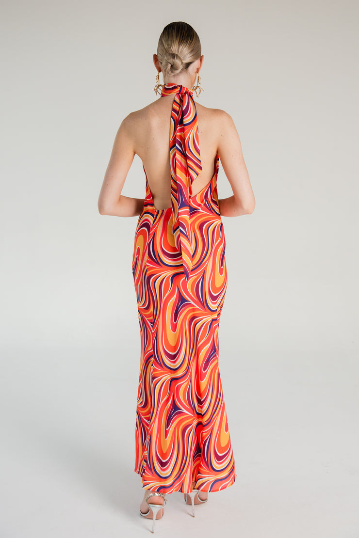 ZIKORA DRESS - KALEIDOSCOPE PRINT