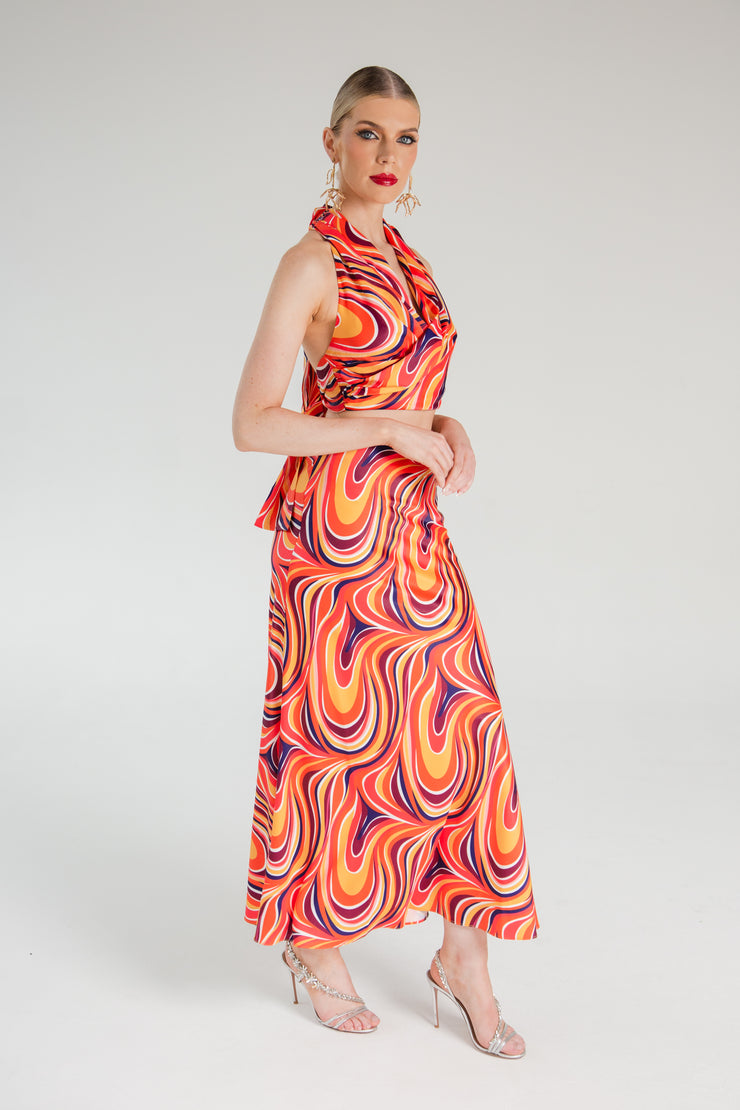 BIMI SKIRT - KALEIDOSCOPE PRINT