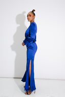 OKIKI DRESS BLUE