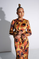OKIKI DRESS-EPO PUPA PRINT