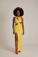 ZUWA DRESS - YELLOW