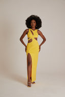 ZUWA DRESS - YELLOW