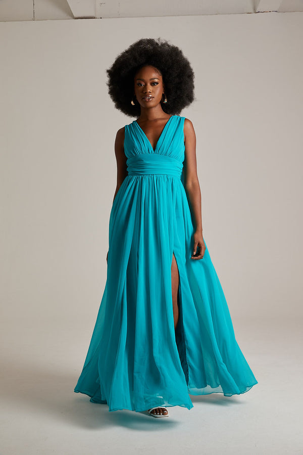 JADE DRESS - TEAL