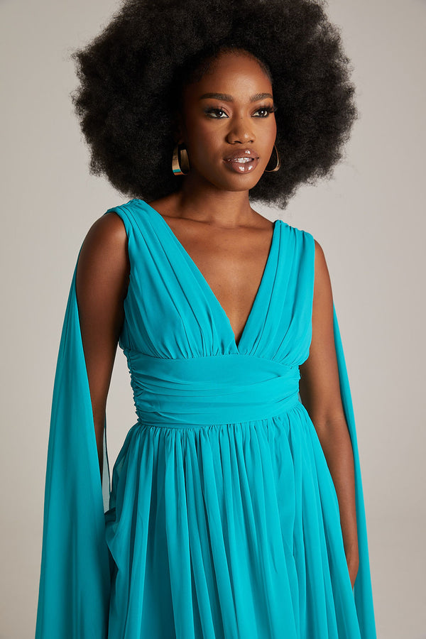 JADE DRESS - TEAL