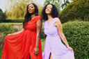 Temilade dress in Orange